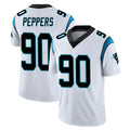 C.Panthers #90 Julius Peppers Player White Vapor Untouchable Limited Game Jdoa Stitched Jerseys