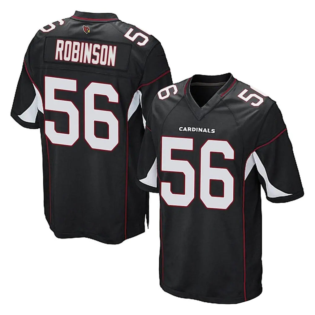 A.Cardinals #56 Darius Robinson Player Black Home Game Jdoa Stitched Jerseys
