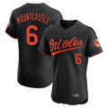 B.Orioles #6 Ryan Mountcastle Player Black Limited Elite Home Game Jdoa Stitched Jerseys