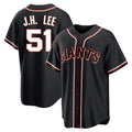 SF.Giants #51 Jung Hoo Lee Player Black Fashion Out Home Limited Jdoa Stitched Jerseys