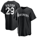 S.Mariners #29 Cal Raleigh Player Black Home Limited Jdoa Stitched Jerseys
