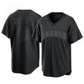 LA.Angels #6 Anthony Rendon Player Black Pitch Fashion T-shirt Jdoa Stitched Jerseys