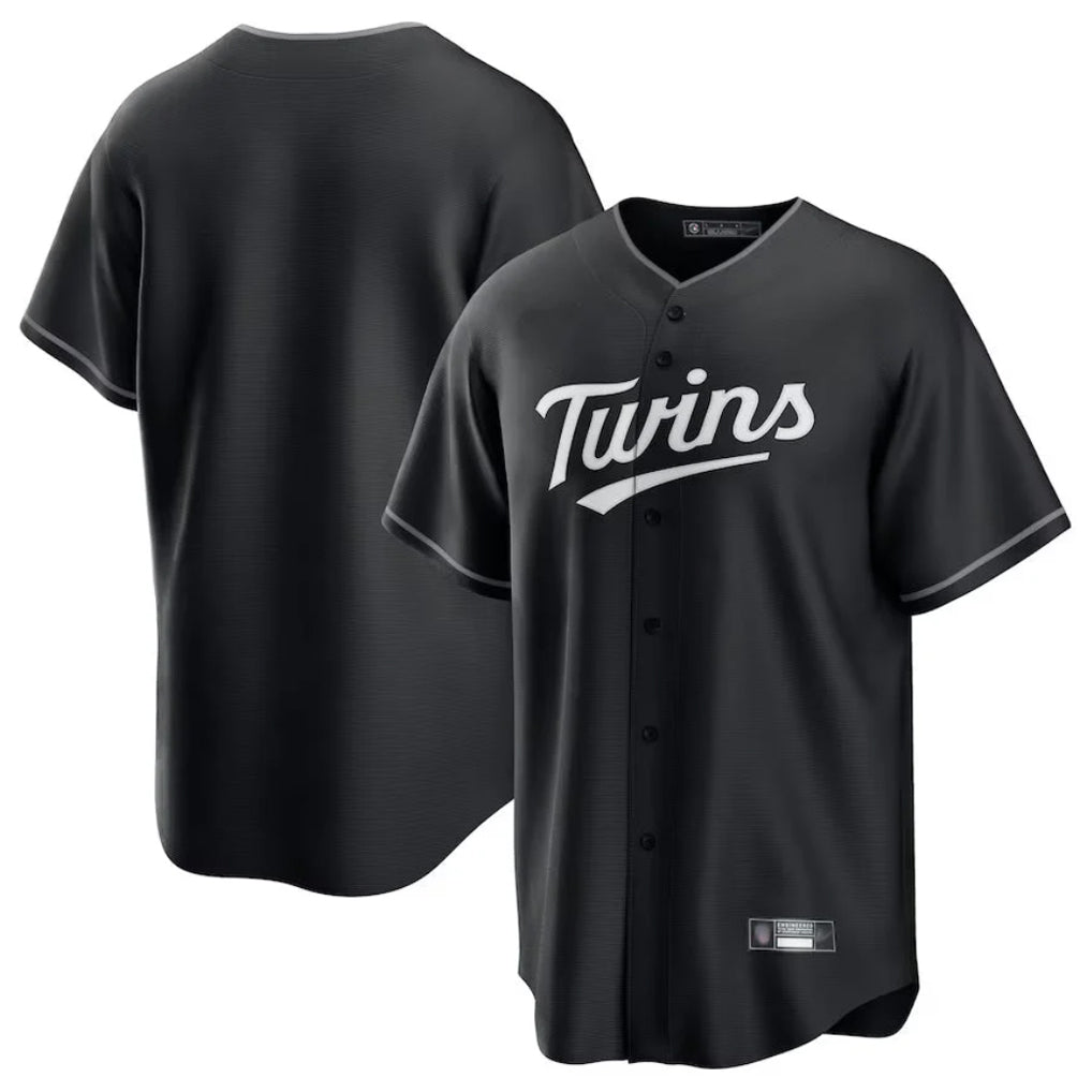 M.Twins ## Twins Blank Player Black Home Game Jdoa Stitched Jerseys