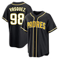 S.Diego Padres #98 Randy Vasquez Player Black 2026 Fashion Home Jdoa Stitched Jerseys