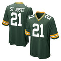 GB.Packers #21 Benjamin St-Juste Player Green Home Game Jdoa Stitched Jerseys