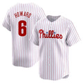 P.Phillies #6 Ryan Howard Player White Home Limited Jdoa Stitched Jerseys