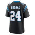 Jdoa C.Panthers #24 Jonathon Brooks Black Game Jersey