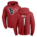 H.Texans #1 Tank Dell Player Red Pro Line Pullover Hoodie Limited Game Jdoa Stitched Jerseys