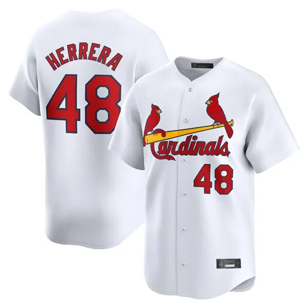 St. Louis Cardinals #48 Ivan Herrera Player White Home Limited Jdoa Stitched Jerseys