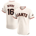 SF.Giants #16 Rafael Devers Player Cream Home Limited Elite Jdoa Stitched Jerseys