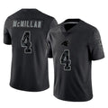 C.Panthers #4 Tetairoa McMillan Player Black Limited Reflective Game Jdoa Stitched Jerseys