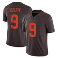 C.Browns #9 Grant Delpit Player Brown Limited Vapor F.U.S.E. Alternate Game Jdoa Stitched Jerseys