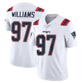 NE.Patriots #97 Milton Williams Player White Vapor Untouchable Home Game Jdoa Stitched Jerseys