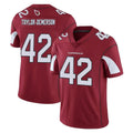A.Cardinals #42 Dadrion Taylor-Demerson Player Cardinal Vapor Limited Home Game  Jdoa Stitched Jerseys