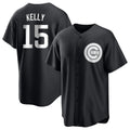 C.Cubs #15 Carson Kelly Player Black Game Jdoa Stitched Jerseys