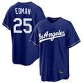 LA.Dodgers #25 Tommy Edman Player Royal Game Jdoa Stitched Jerseys