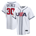 P.Pirates #30 Paul Skenes Player White USA 2026 World Classic Home Limited Jdoa Stitched Jerseys
