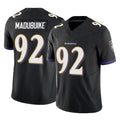 B.Ravens #92 Nnamdi Madubuike Player Black Vapor F.U.S.E. Limited Jdoa Stitched Jerseys