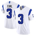 LA.Rams #3 Kam Curl Player White Limited Fearsome Vapor F.U.S.E. Home Game Jdoa Stitched Jerseys