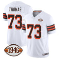 C.Browns #73 Joe Thomas Player White Limited Vapor F.U.S.E. Alternate Game Jdoa Stitched Jerseys