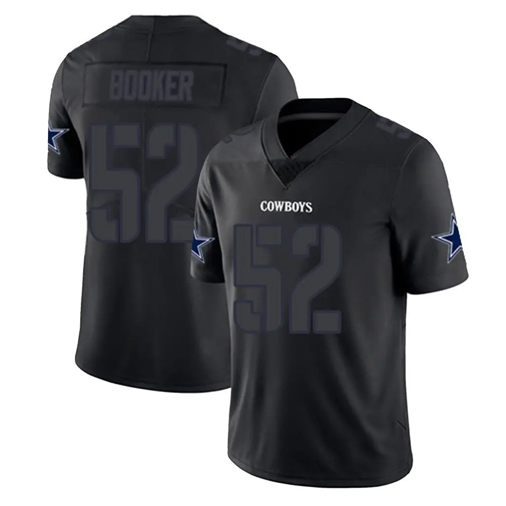D.Cowboys #52 Tyler Booker Player Black Impact Limited Home Game Jdoa Stitched Jerseys