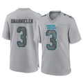 C.Panthers #3 Princely Umanmielen Player Gray Atmosphere Fashion Game Jdoa Stitched Jerseys