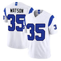 LA.Rams #35 Jaylen Watson Player White Limited Fearsome Vapor F.U.S.E. Home Game Jdoa Stitched Jerseys