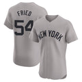NY.Yankees #54 Max Fried Player Gray Limited Elite Home Jdoa Stitched Jerseys