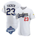 LA.Dodgers #23 Kyle Tucker Player Gold White World Series Meet 2026 Collection Stadium Limited Elite Jdoa Stitched Jerseys