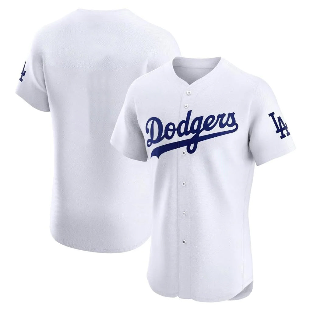 LA.Dodgers ## Dodgers Blank Player White Limited Elite Home Jdoa Stitched Jerseys