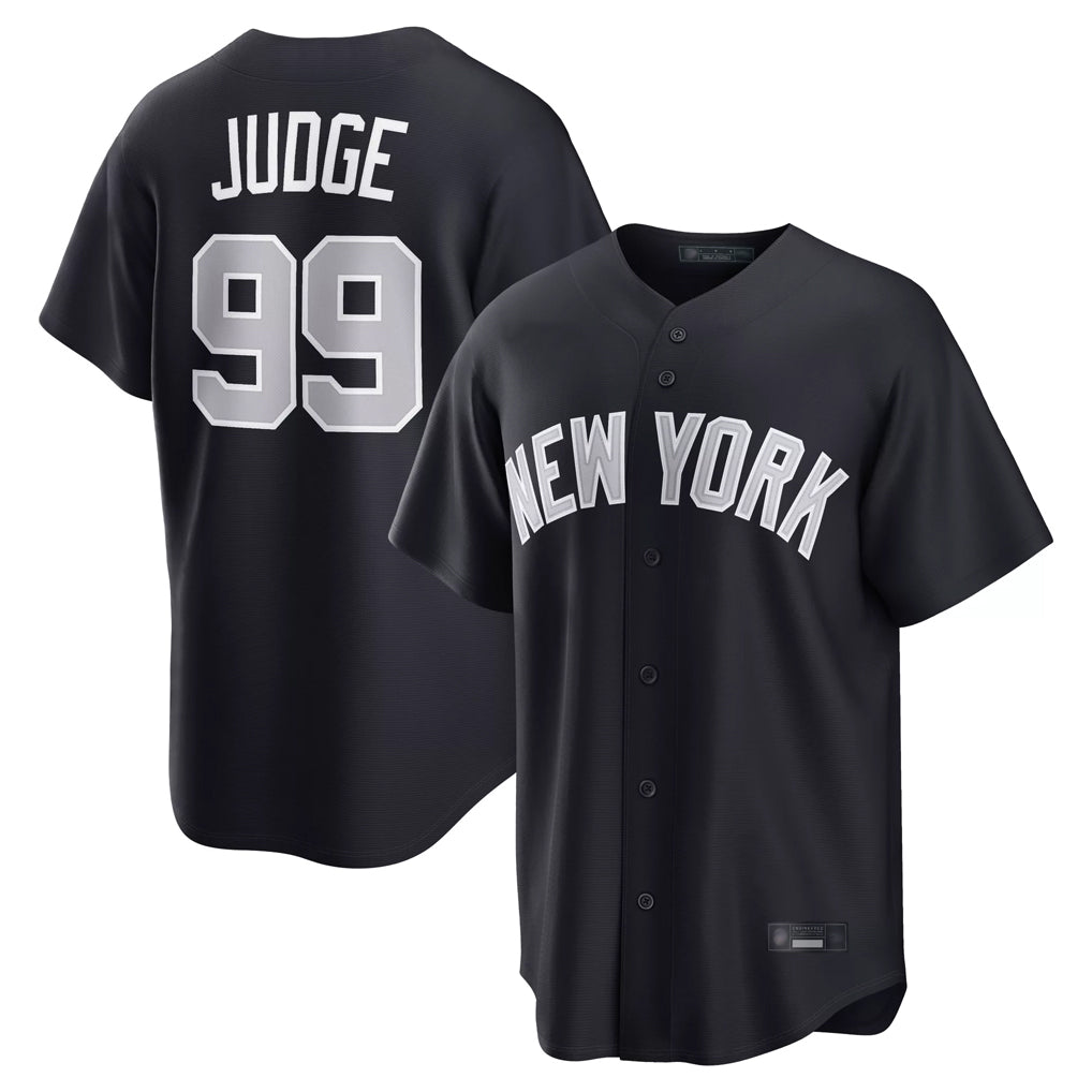 NY.Yankees #99 Aaron Judge Player Navy Home Game Jdoa Stitched Jerseys
