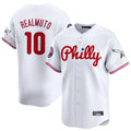 P.Phillies #10 J.T. Realmuto Player White Phillies & Eagles Vapor Premier Limited Jdoa Stitched Jerseys