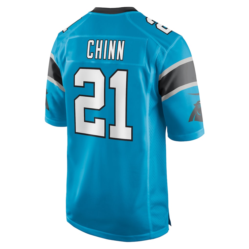 Jdoa C.Panthers #21 Jeremy Chinn Blue Game Jersey