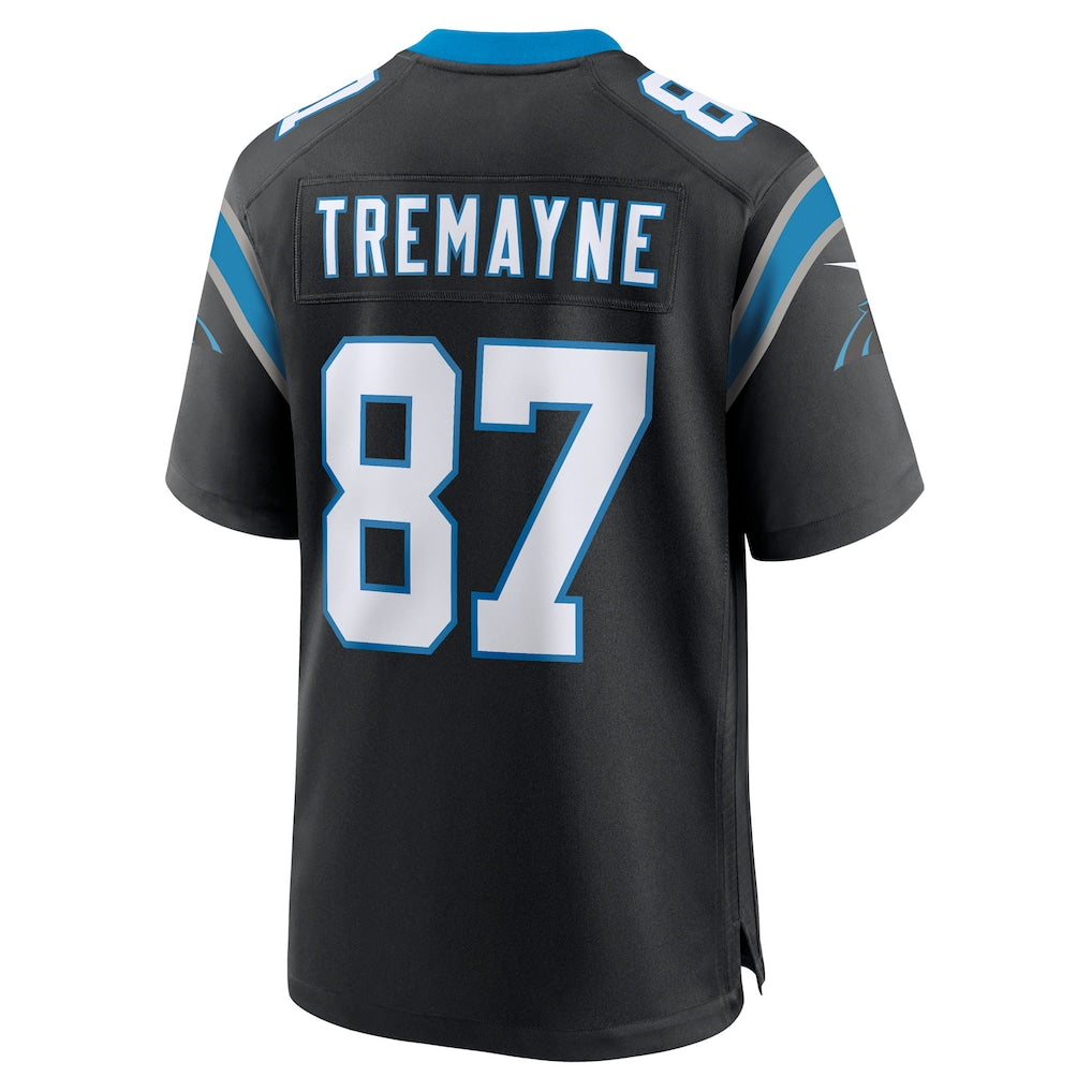 Jdoa C.Panthers #87 Brycen Tremayne Black Team Game Jersey