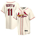 St. Louis Cardinals #11 Victor Scott II Player Cream Home Game Jdoa Stitched Jerseys
