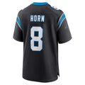 C.Panthers #8 Jaycee Horn Player Black Home Game Jdoa Stitched Jerseys