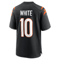 Jdoa C.Bengals #10 Mike White Black Team Game Jersey