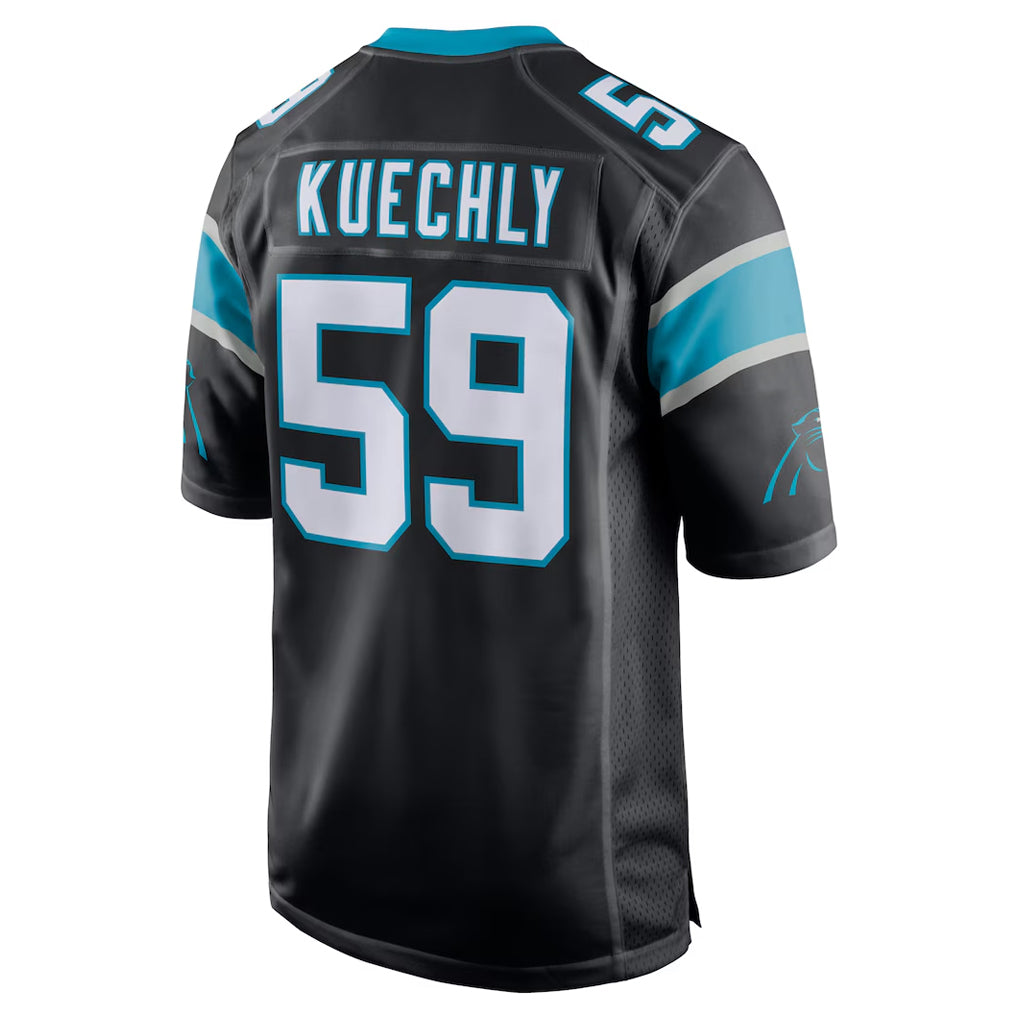 C.Panthers #59 Luke Kuechly Player Black Game Jdoa Stitched Jerseys