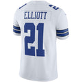 Jdoa D.Cowboys #21 Ezekiel Elliott White Color Rush Vapor Limited Jersey