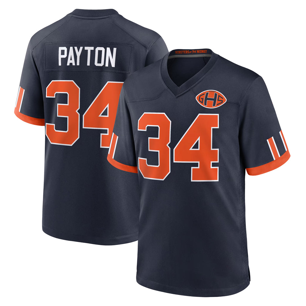 C.Bears #34 Walter Payton Player Navy 2026 Rivalries Collection Home Game Jdoa Stitched Jerseys