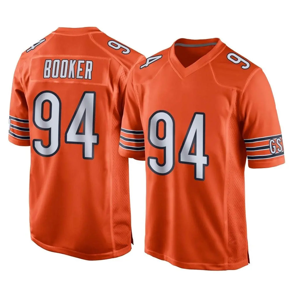 C.Bears #94 Austin Booker Player Orange Home Game Jdoa Stitched Jerseys