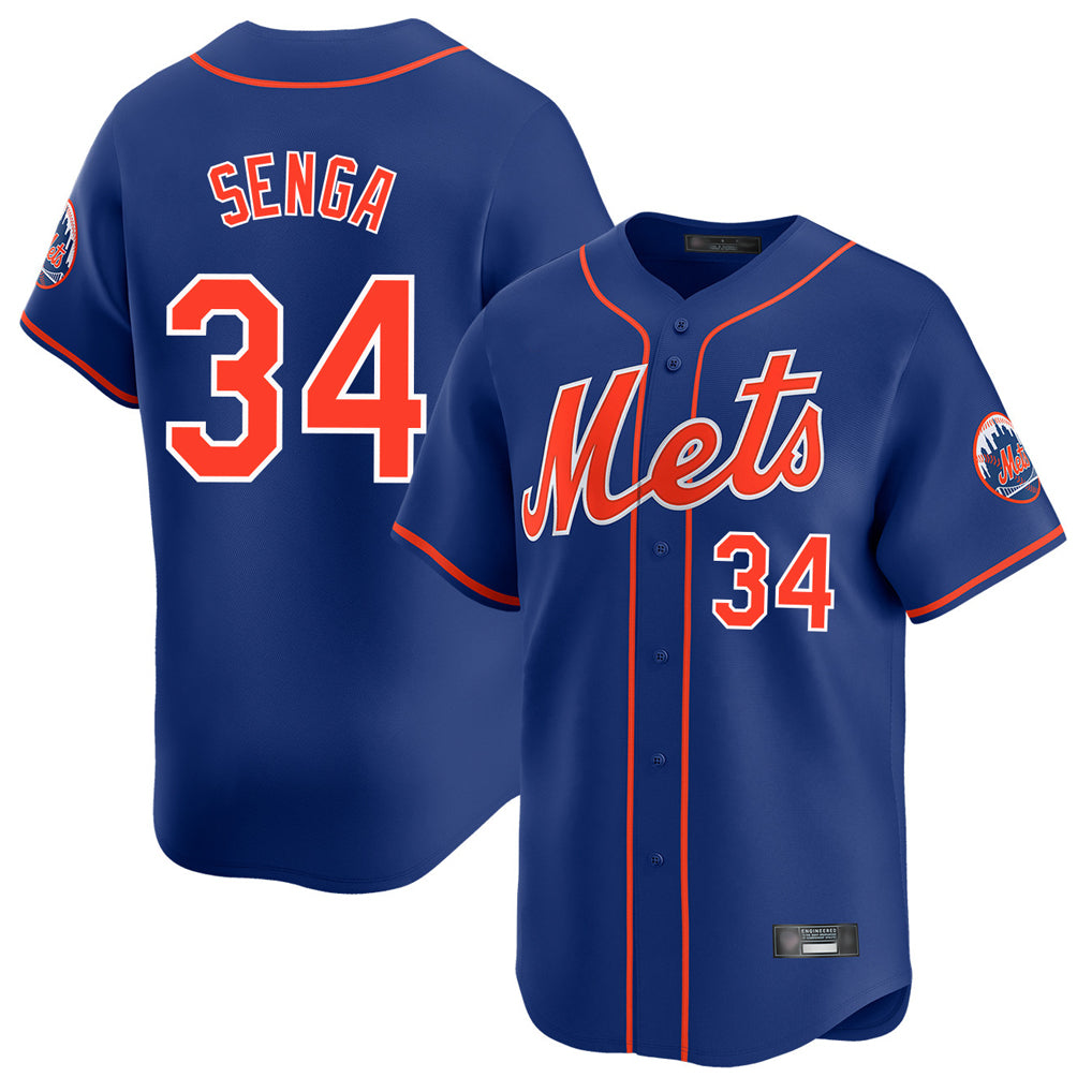NY.Mets #34 Kodai Senga Player Royal Home Limited Jdoa Stitched Jerseys