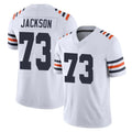 C.Bears #73 Jonah Jackson Player White Classic Vapor Limited Home Game Jdoa Stitched Jerseys