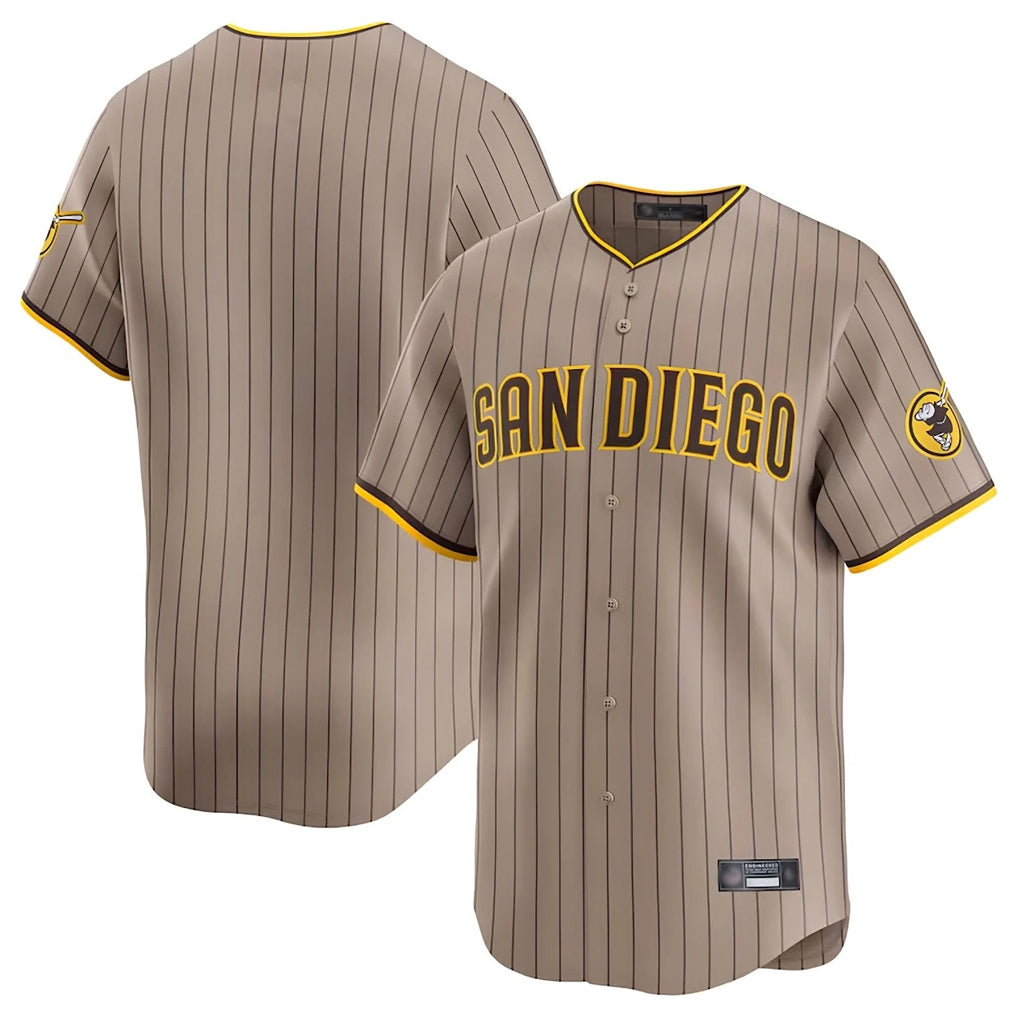 S.Diego Padres ## Diego Padres Blank Player Khaki Home Limited Jdoa Stitched Jerseys