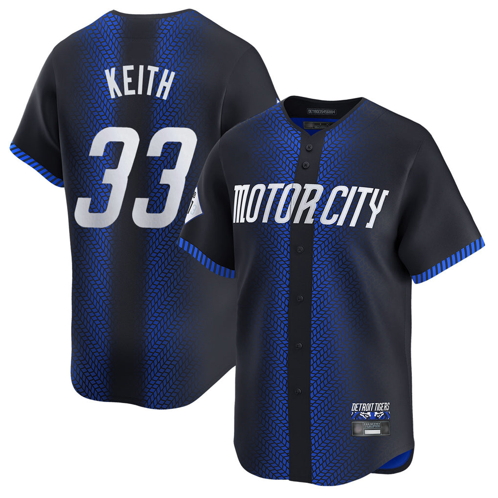 D.Tigers #33 Colt Keith Player Navy City Connect Home Limited Jdoa Stitched Jerseys