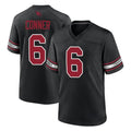 A.Cardinals #6 James Conner Player Black Alternate Game Jdoa Stitched Jerseys