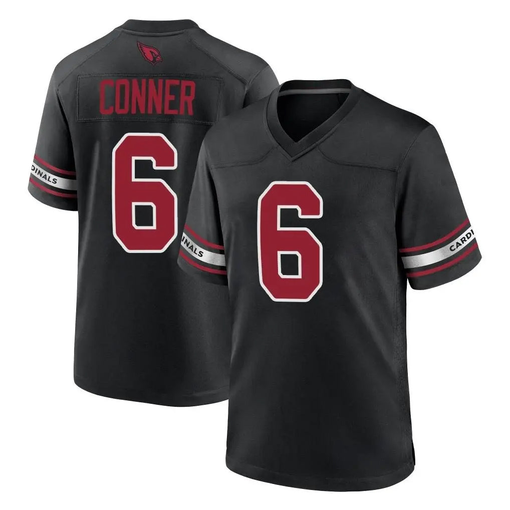 A.Cardinals #6 James Conner Player Black Alternate Game Jdoa Stitched Jerseys