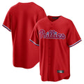 P.Phillies ## Phillies Blank Player Red Home Game Jdoa Stitched Jerseys