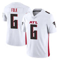 A.Falcons #6 Nick Folk Player White Vapor Untouchable Limited Home Game Jdoa Stitched Jerseys