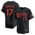 B.Orioles #17 Colton Cowser Player Black Limited Home Game Jdoa Stitched Jerseys